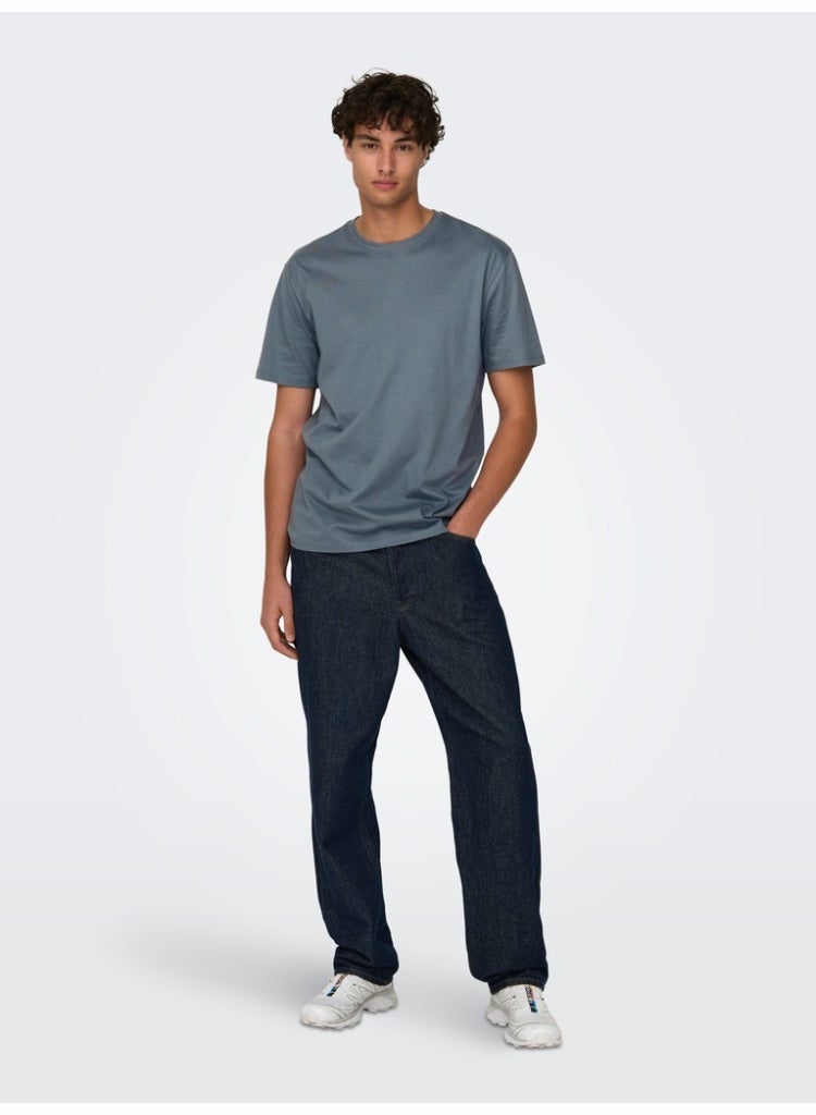 Only & Sons Men's Organic Cotton T-Shirt - Image 3