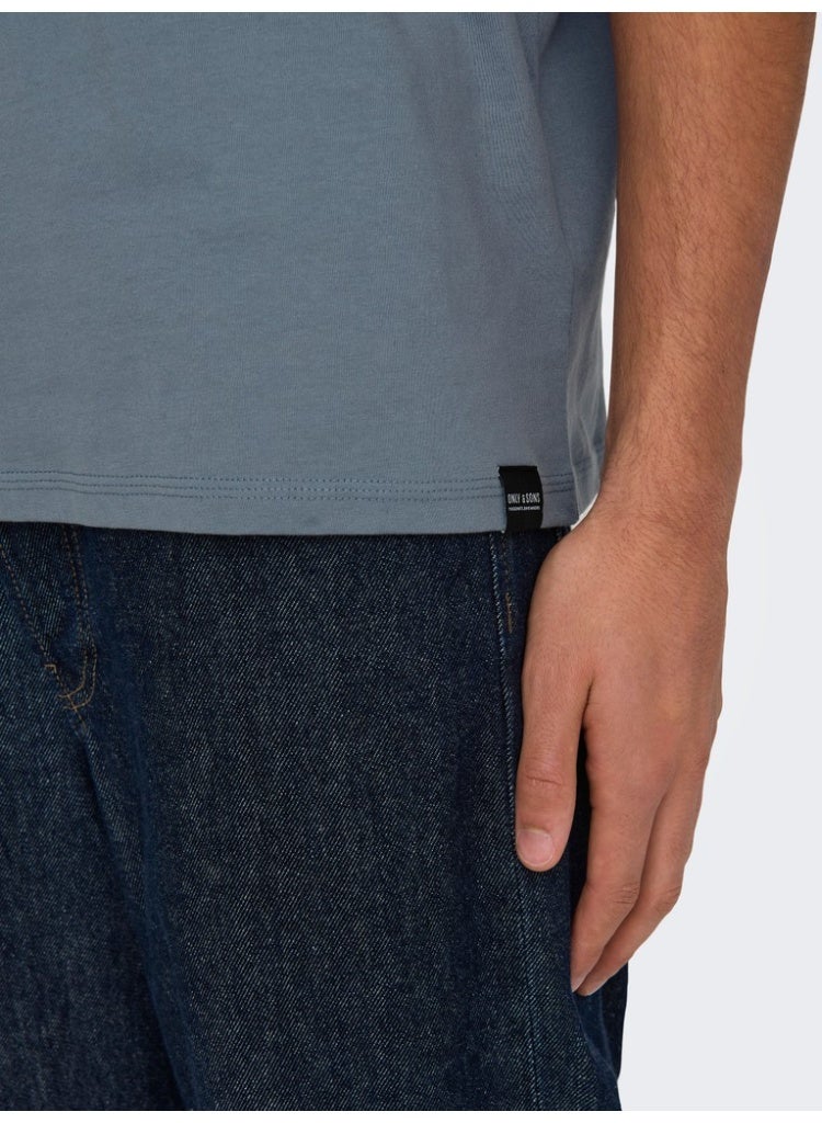 Only & Sons Men's Organic Cotton T-Shirt - Image 5