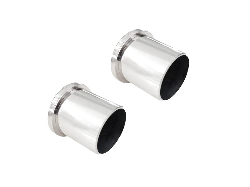 Atlantic Wall to Wall Bracket Conceal for 1 inch Curtain Rod, Curtain Bracket, Rod Rail Bracket, Material Stainless Steel, Colour S.S Finish, 2 Pieces - Image 1