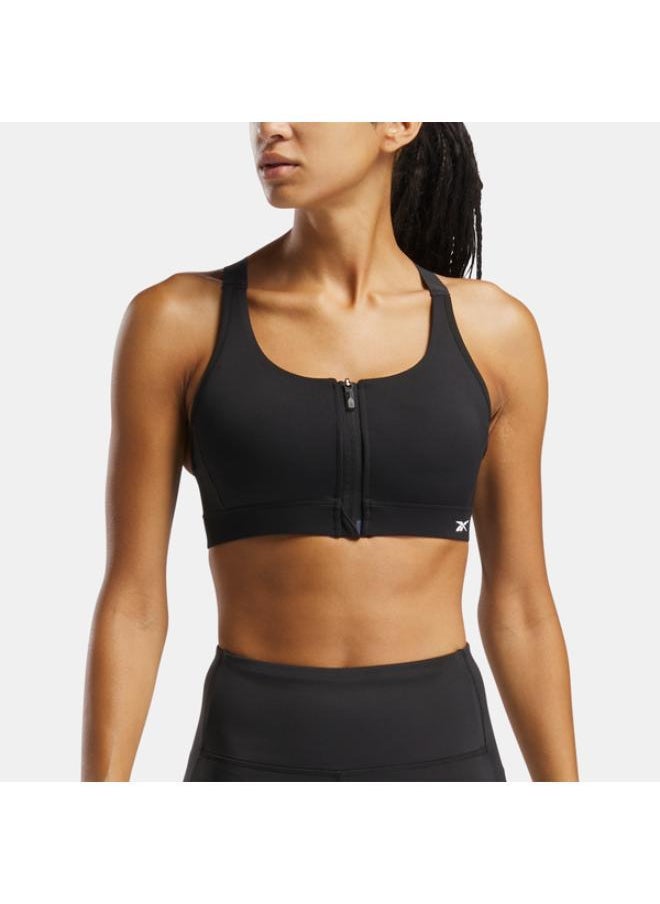 Reebok Lux Front-Zip High Impact Bra  - Image 1