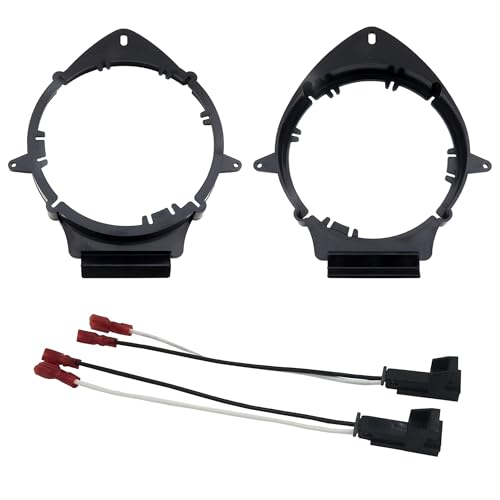 DKMUS 6.5"/6.75" Speaker Mounting Adapter for GMC Chevrolet Caddilac Pontiac Buick Hummer with Wiring Harness (1X Pair) - Image 1
