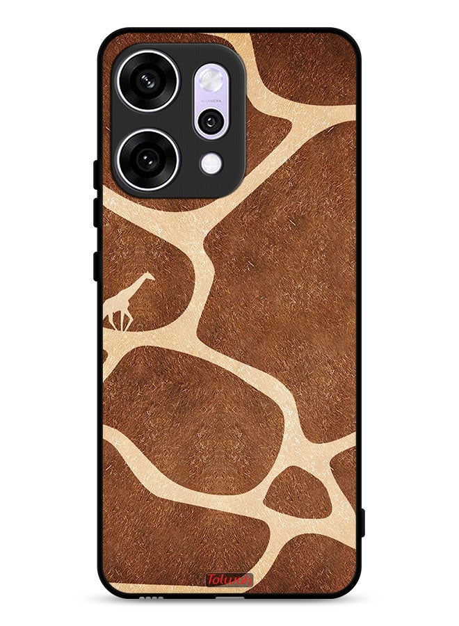 Tolwak Oppo Reno14 Pro Protective Case Cover Giraffe Skin - Image 1
