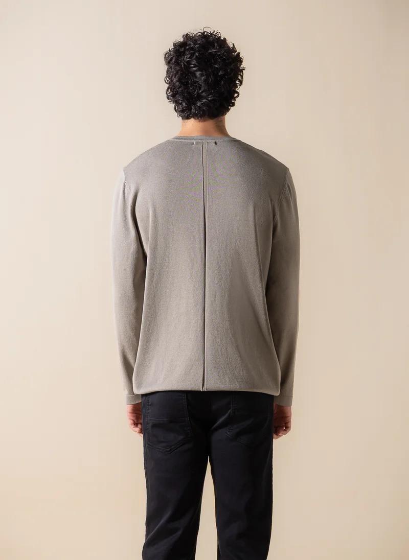 SHAPES FINE KNIT HENLEY T-SHIRT