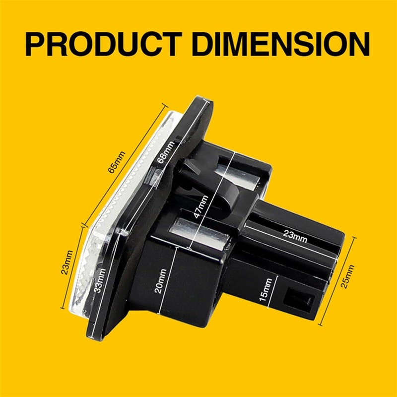 QASULER Car Rear License Plate Light - Image 2