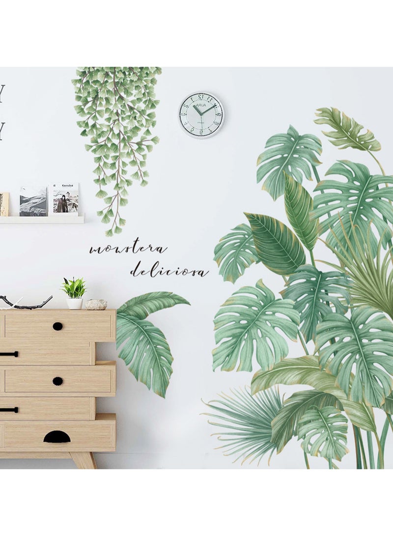 Tropical Plants Pastoral Small Fresh Door Decorative Sticker Wall Sticker - Image 3