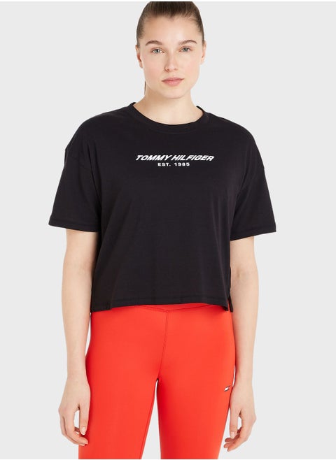 Essentials Rlx Logo Crop T-Shirt