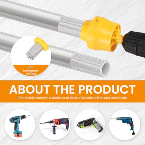 Serplex مجموعة قوالب خيوط أنابيب بلاستيكية سيربلكس® مع 3 قوالب خيوط قابلة للتثبيت (1/2", 3/4", 1") لأنابيب PVC، أداة صنع خيوط PVC لمثقاب كهربائي، مجموعة قوالب خيوط أنابيب بلاستيكية للقطع وخيوط الأنابيب - Image 4