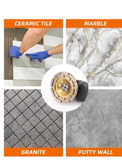Y&D Concrete Stone Ceramic Turbo Diamond Grinding Cup Wheel Wheels Heavy Duty for Cement Marble Rock Granite Surface Aggressive Polishing 115mm  - Image 4