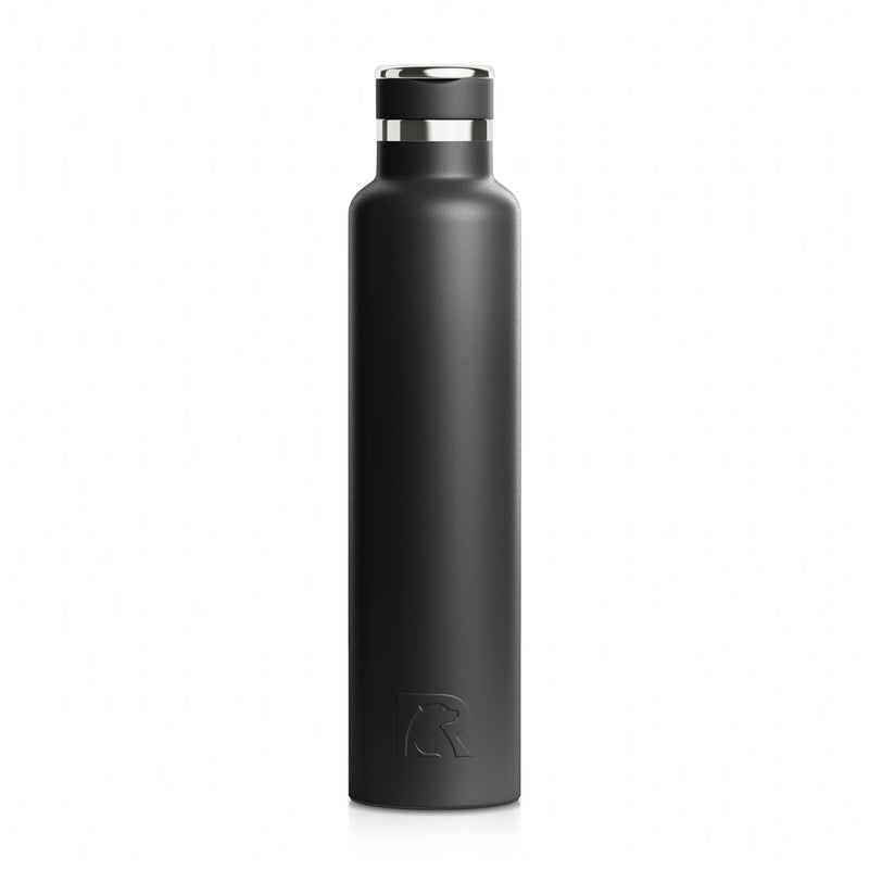 RTIC 26oz Journey Water Bottle Ceramic Lined Metal Stainless Steel Vacuum Insulated BPA Free Reusable for Water Hot and Cold Drinks Travel Sports Camping Black - Image 2
