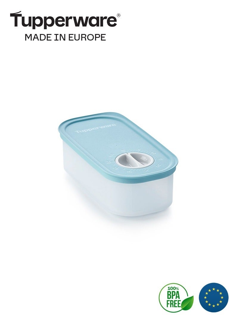 Tupperware وعاء توبراوير المستطيل للحفاظ على الوقت 520 مل - شفاف مع غطاء أزرق - Image 4