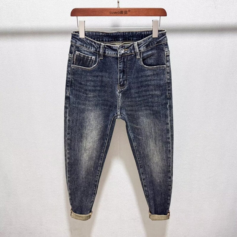 Unisex Classic Denim Jeans Loose Fit Daily Outdoor Wear - Image 3