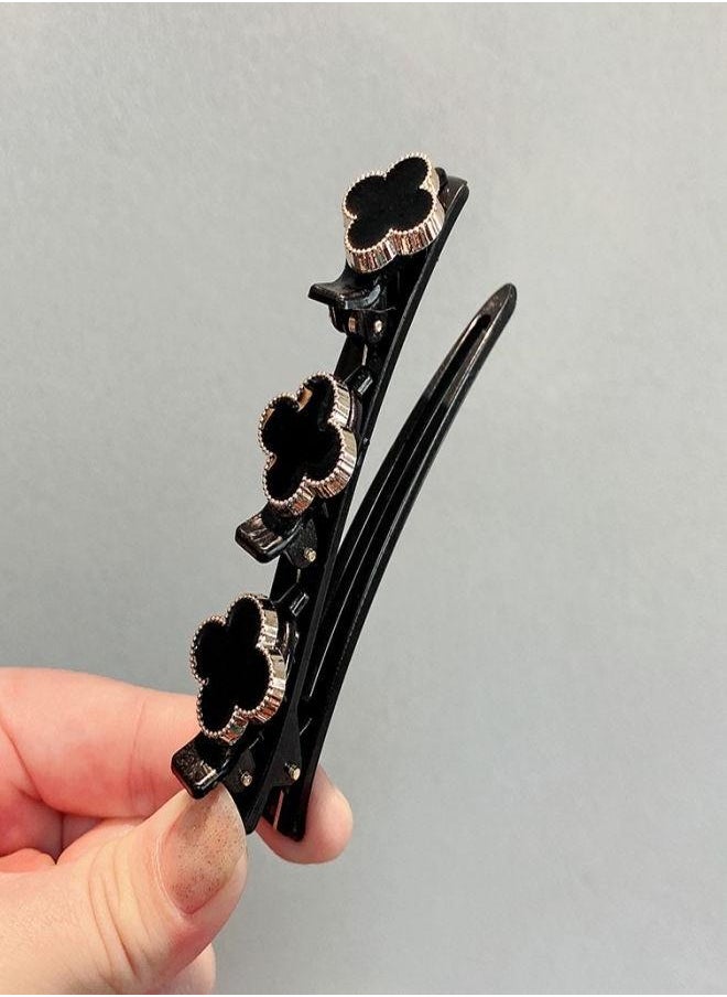Generic - 1 Pieces Braided Hair Clips for Women Crystal Hair Bands Satin Fabric Hair Clips for Thick Hair - Image 1