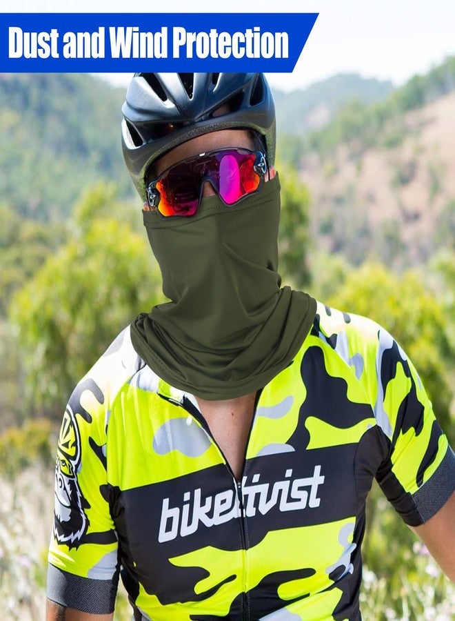 Mandydov Summer Cooling Neck Gaiter Face Mask Breathable Balaclava, UV Protection Wind Dust Proof Face Cover Scarf Bandana for Men Women, UPF 50+,Combo 3 - Image 2