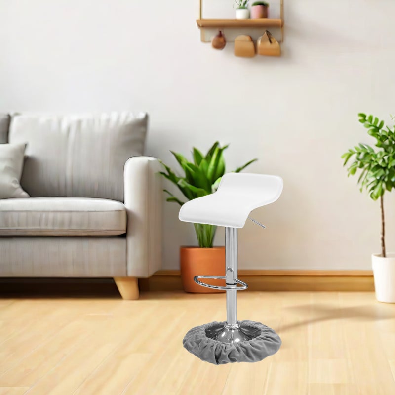Stool Floor Protector - Scratch-Proof Chair Anti - Barstool Base Fabric Cover Bottom Protect Floor No Scratch For Kitchen Office Salon Chair - Image 5