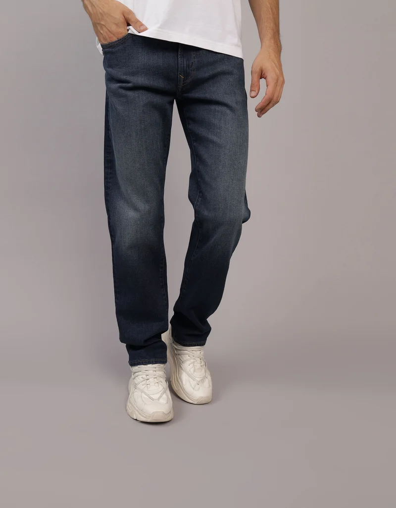 American Eagle Dark Clean Original Rinse Wash Straight Fit Jeans