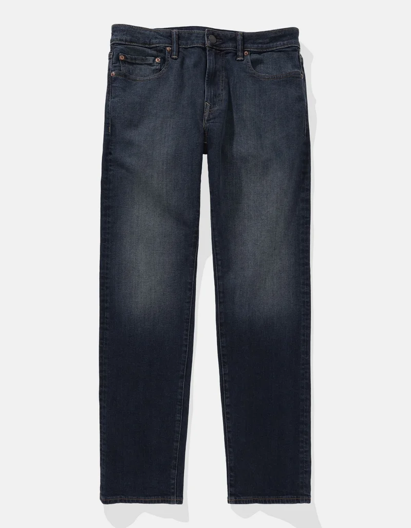 American Eagle Dark Clean Original Rinse Wash Straight Fit Jeans