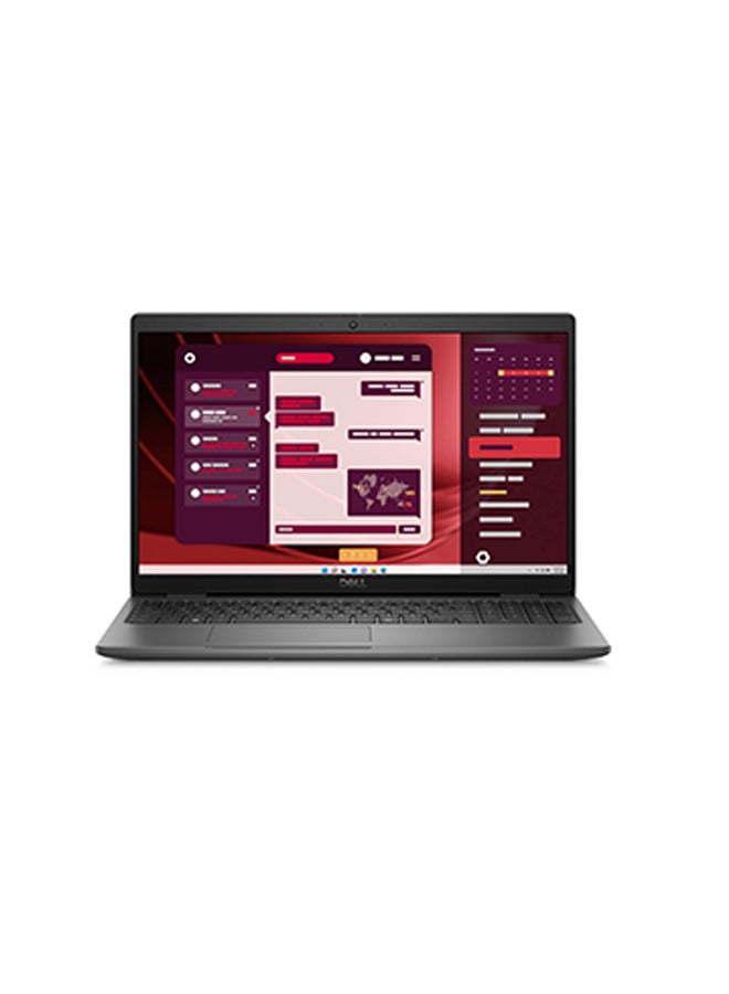 ديل لابتوب Latitude 3550 بشاشة 15.6 بوصة، معالج Intel Core i5-1335U، ذاكرة وصول عشوائي 8 جيجابايت، قرص صلب SSD سعة 512 جيجابايت، معالج رسومات Intel Iris XE، نظام تشغيل DOS (بدون ويندوز)، يدعم اللغتين الإنجليزية والعربية، لون أسود الإنجليزية/العربية - Image 1