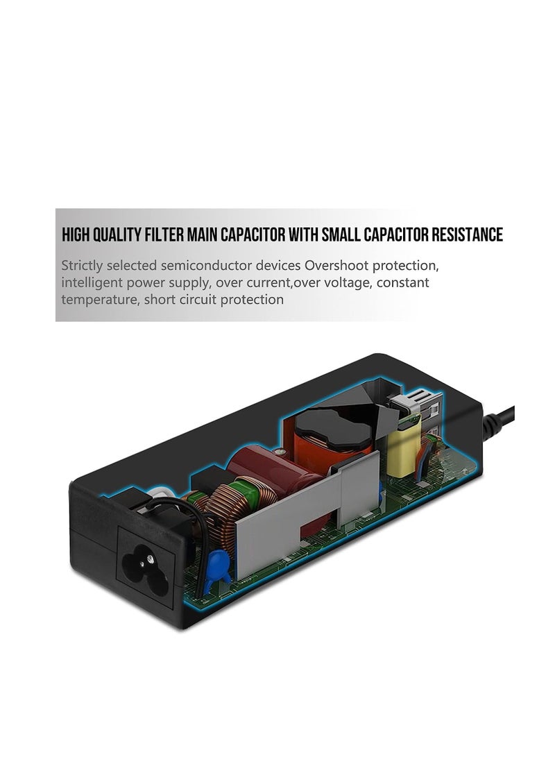 Ntech "NTECH AC Adapter For HP OMEN 150W, 19.5V, 7.7A charger compatible with 15-DC, 17 Pavilion, 15-BC200, 15-BC500, ZBook Studio x360, and 15 G3 G4 G5. 4.5x3.0mm Blue Tip - Image 3