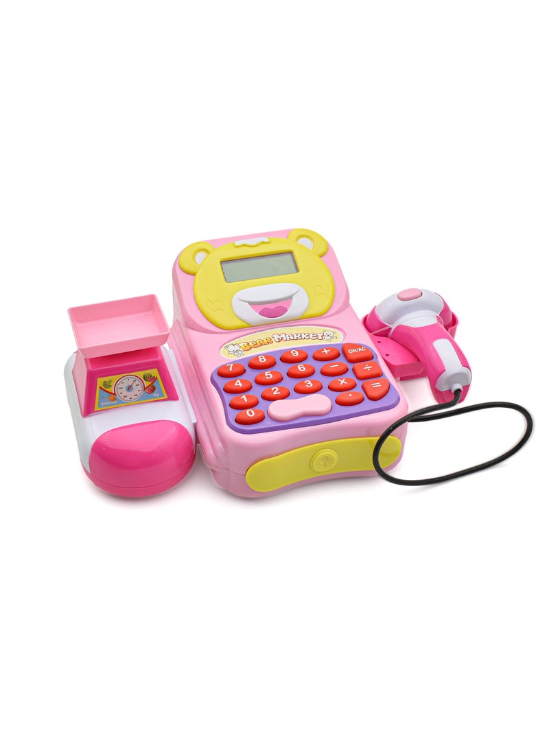 ويلكم لعبة جهاز التسوق والمحاسبة - مع سلة وملحقات التسوق - Image 3