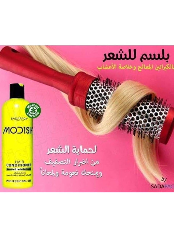 MODISH Modish hair conditioner keratin and herbal extracts - 500 ml  - Image 3