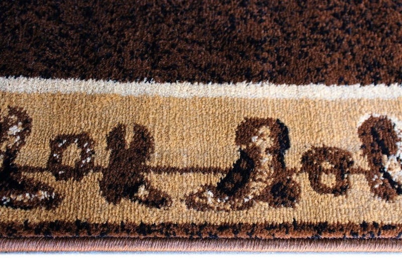 Lodge Cowboy Runner Area Rug Design L 375 (2 Feet 4 Inch X 10 Feet 9 Inch) Runner - Image 4