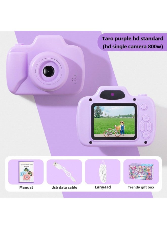 Toys Ccd Children's Digital Small Camera Toy Birthday Gift Mini Camera SLR Can Take Photos-Color:Purple-high List Camera  - Image 1