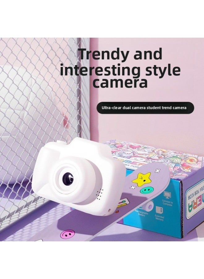 Toys Ccd Children's Digital Small Camera Toy Birthday Gift Mini Camera SLR Can Take Photos-Color:Purple-high List Camera  - Image 2