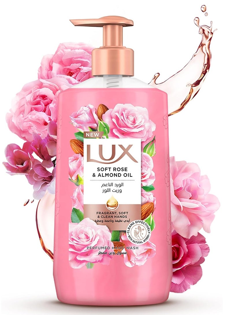 لوكس غسول يدين معطر برائحة الورود