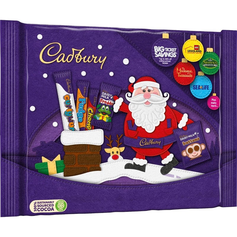 Cadbury Christmas Chocolate Selection Pack, Mix of Favourites, Christmas Chocolate, 78g (Pack of 1) - Image 3