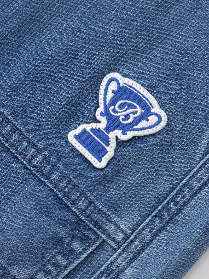 Balabala Kids boy Denim middle pants