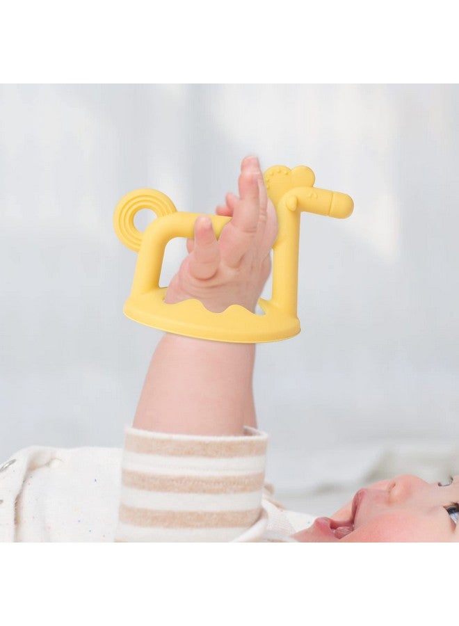 R HORSE 3Pcs Baby Wrist Teether Toys Anti-Dropping Silicone Teething Toy Soothing Bracelet Teether For Soothie, Infants Toddlers Hand Pacifier Baby Shower Birthday Gifts For Boys Girls - Image 4