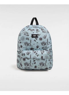 VANS حقيبة ظهر أولد سكول لون جليدي أخضر للرجال والنساء  - Image 1