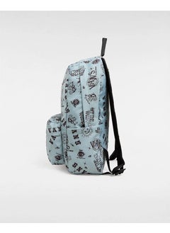 VANS حقيبة ظهر أولد سكول لون جليدي أخضر للرجال والنساء  - Image 4