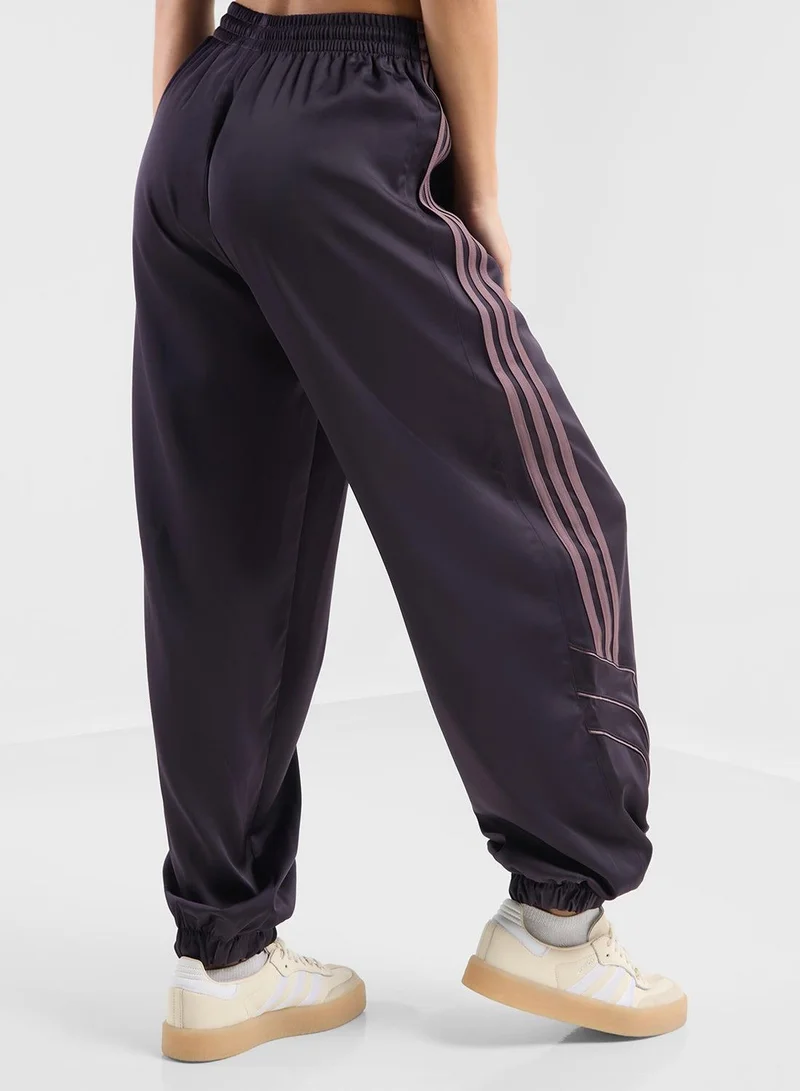 Adidas PIPING LOOSE TP Purple Originals Women PANTS