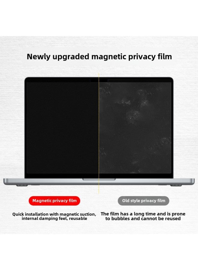 Macbookpro Laptop Anti-peep Film Apple Notebook Proair Magnetic Anti-blue Film-Color:13-inch 16-22 】-Dimensions:Macbook Pro Series 】 - Image 2