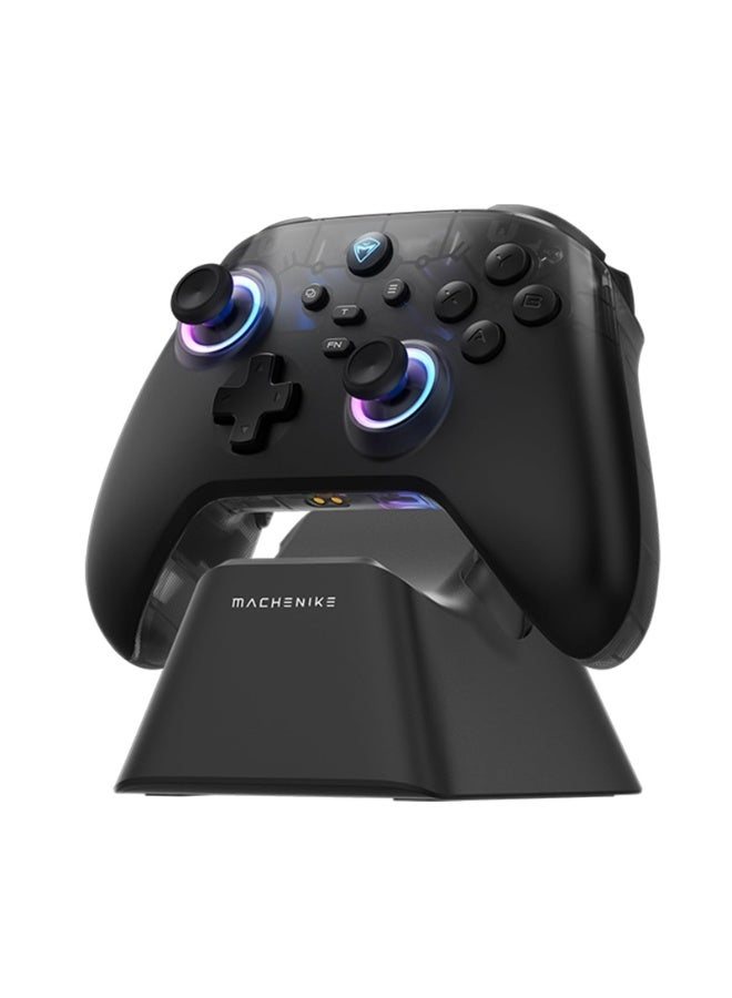 Machenike G3V2 Wireless Gaming Controller, Quad-Hall Joysticks & Triggers, 1000Hz Polling, Charging Dock, 1000mAh Battery, 2 Programmable Back Buttons, Dual RGB, Tri-Mode PC/Switch/iOS/Android - Image 1