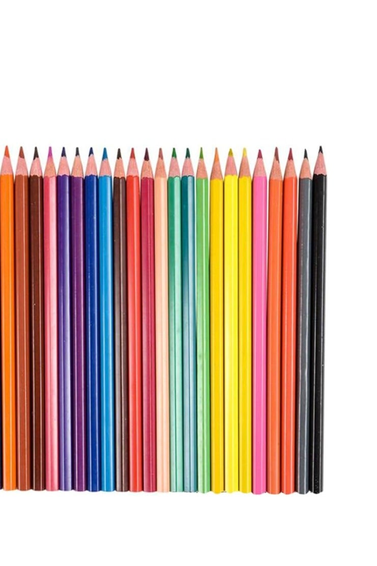 مجموعة أقلام تلوين قابلة للمسح، 36 قطعة، متعددة الألوان - Image 2