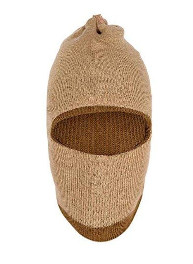 V3E قبعة بالاكلافا/قبعة قرد صوفية قابلة للعكس للجنسين من V3E (لون الخردل، مقاس حر) - Image 2