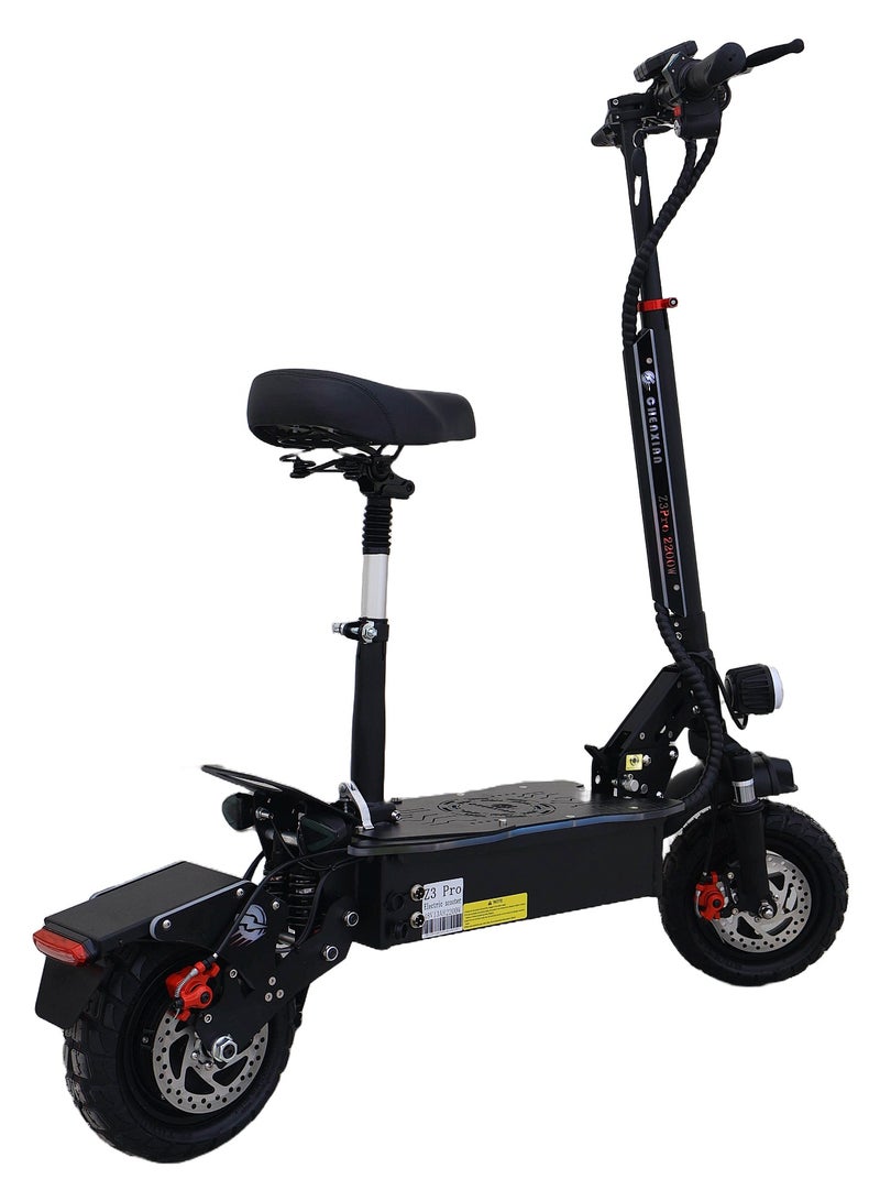 Chenxian CHENXIAN Z3 Pro Scooter – 2200W Motor, 48V 13Ah Battery, 35-45 km Range, 70 km/h Max Speed, 4 Suspension System, LED Lights & LCD Display  - Image 3