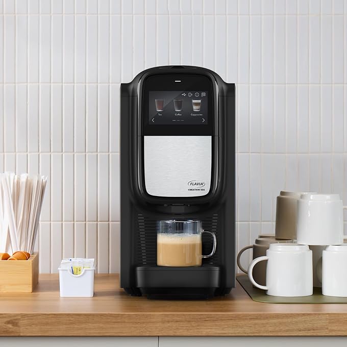 FLAVIA Creation 300 Brewer, Makes Coffee, Lattes, Tea, and other Hot or Cold Beverages with Single-Serve Freshpacks, Multiple Brew Sizes - Image 2