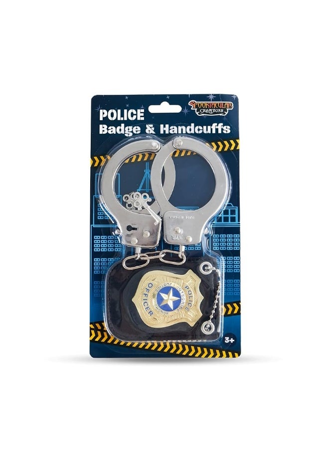 Spooktacular Creations - Spooktacular Creations Police Pretend Play Toy Set for School Classroom Dress Up Pretend Play, Detective Role Play Accessory, Easter Basket Stuffers, Birthday Party Favor Supplies - Image 1
