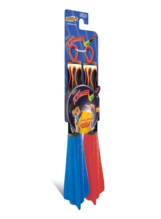 Geospace Pump Rocket Finger Flingers - Set of 2 Flying Foam Rockets - Image 5