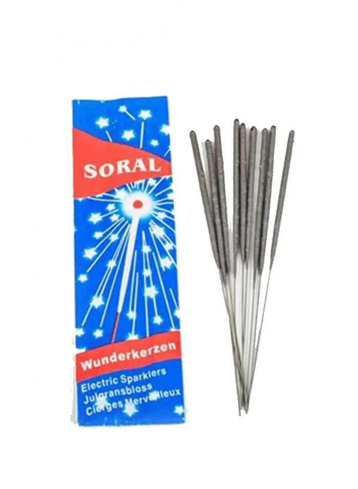 سورال شموع نجوم الليل 10أعواد، مناسبة للإحتفالات و أعياد الميلاد - Image 1