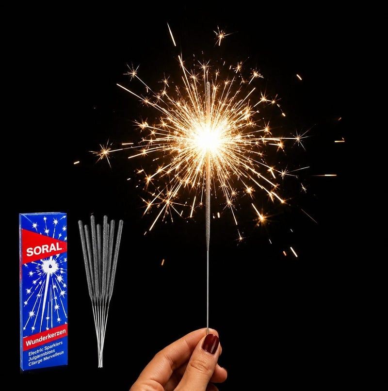 SORAL Night Star Candles 10 Sticks, Suitable for Celebrations and Birthdays - Image 2