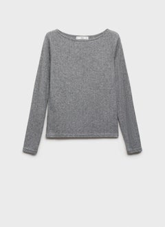 MANGO Pointelle Long-Sleeved T-Shirt  - Image 5