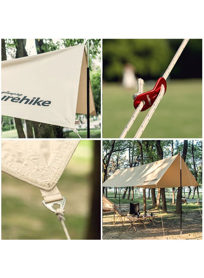 Naturehike Supple Cotton Square Canopy Without Pole – Lightweight Outdoor Shade - Image 2