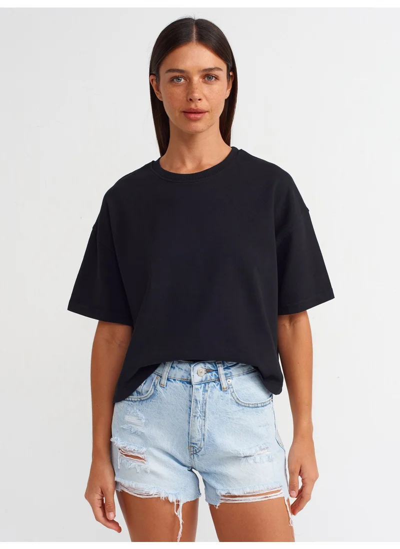 ديلفين 71511 Laser Short Denim Shorts-Blue