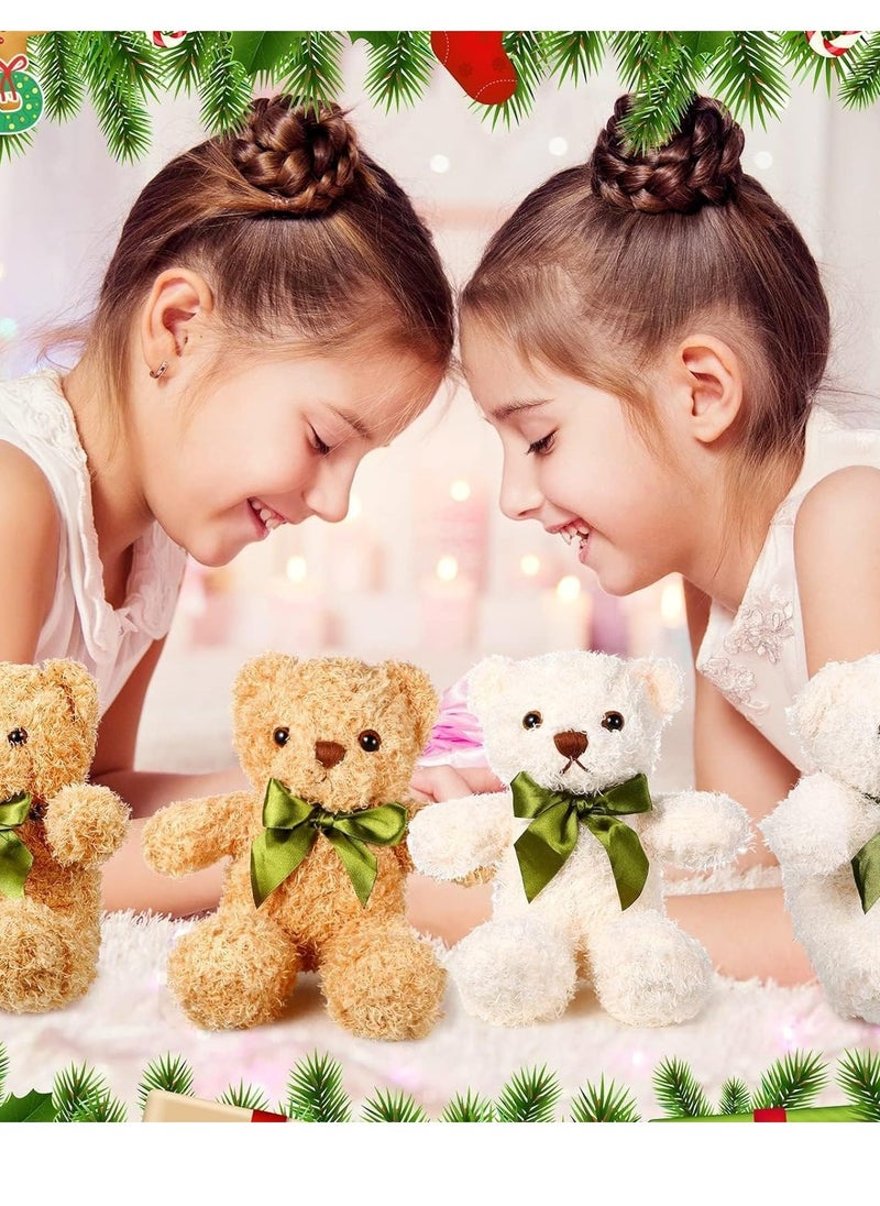 Vitacelli 10 Inch Set of 3 Teddy Bear Plush Toy, Plush Animal Doll, Animal Plush Toy, Children's Cartoon Animal Toy Companion Doll, Bear Doll Multicolour  - Image 4