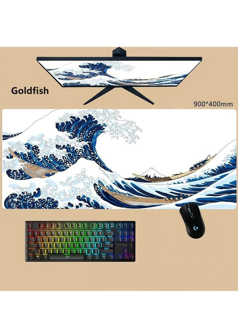 جولدفش لوحة ماوس للرسوم المتحركة فائقة الحجم مقاس 400 مم * 900 مم