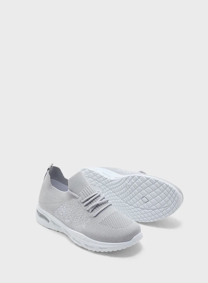 Ginger Knitted Breathable Arch Support Comfort Sneakers